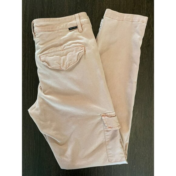 Sanctuary Pale Pink Cargo Jeans Size 28 - Picture 9 of 9